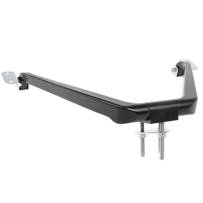 Herrajes Alk Respaldo de Aluminio Negro Mate 2 Herrajes Alk Respaldo de Aluminio Negro Mate 2