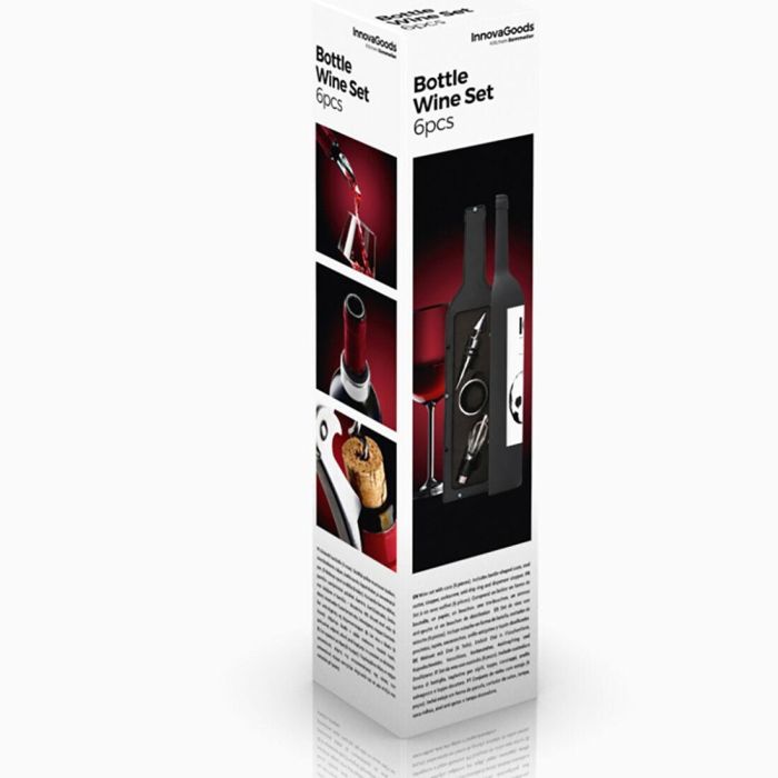 Estuche de Vino Botella InnovaGoods 5 Piezas 1