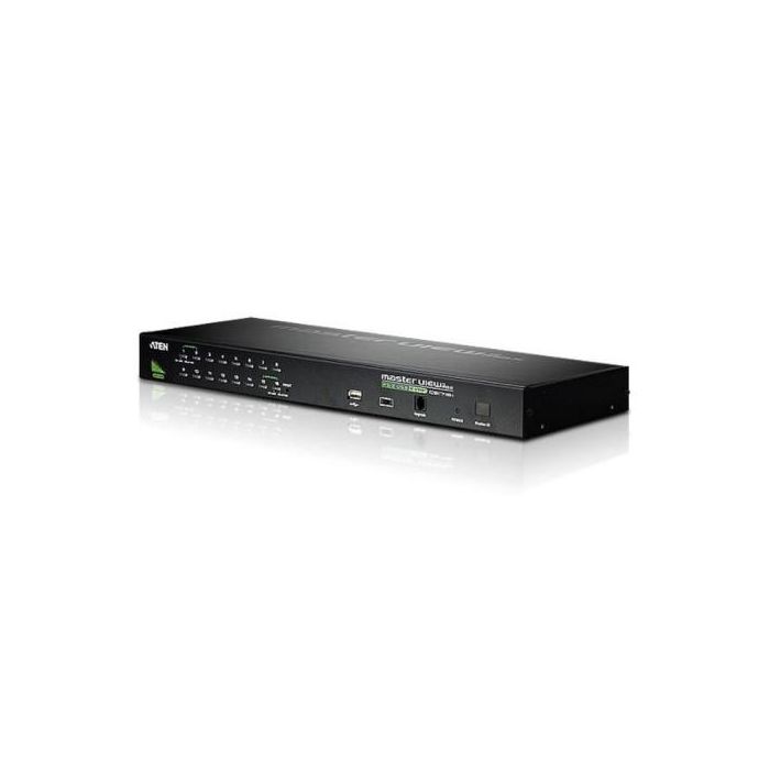 Aten Switch KVM CS1716A-AT-G 16 Puertos VGA PS/2-USB con Conexión en Cadena, USB 2.0, Compatible con Windows, Linux, MAC 0 Aten Switch KVM CS1716A-AT-G 16 Puertos VGA PS/2-USB con Conexión en Cadena, USB 2.0, Compatible con Windows, Linux, MAC 0