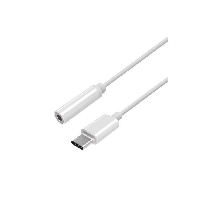 Adaptador USB-C a Jack 3.5 mm Aisens A109-0384 15 cm Blanco Adaptador USB-C a Jack 3.5 mm Aisens A109-0384 15 cm Blanco