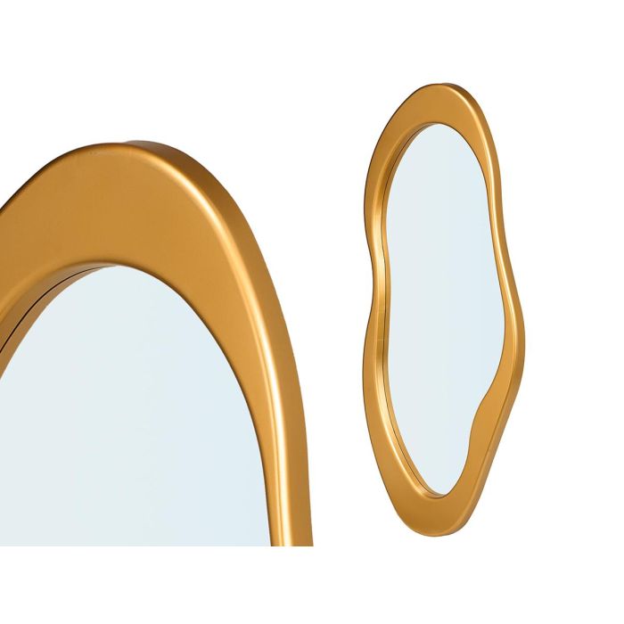 Giftdecor Espejo Plástico Forma Oro 120 cm x 50 cm (Set de 2)