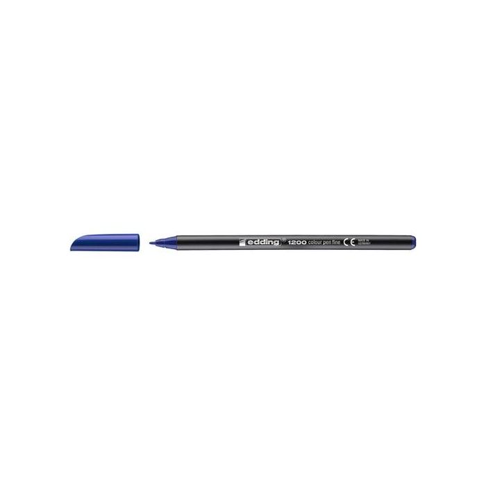 Rotulador Fibra Edding 1200 Azul (Set de 10) Rotulador Fibra Edding 1200 Azul (Set de 10)