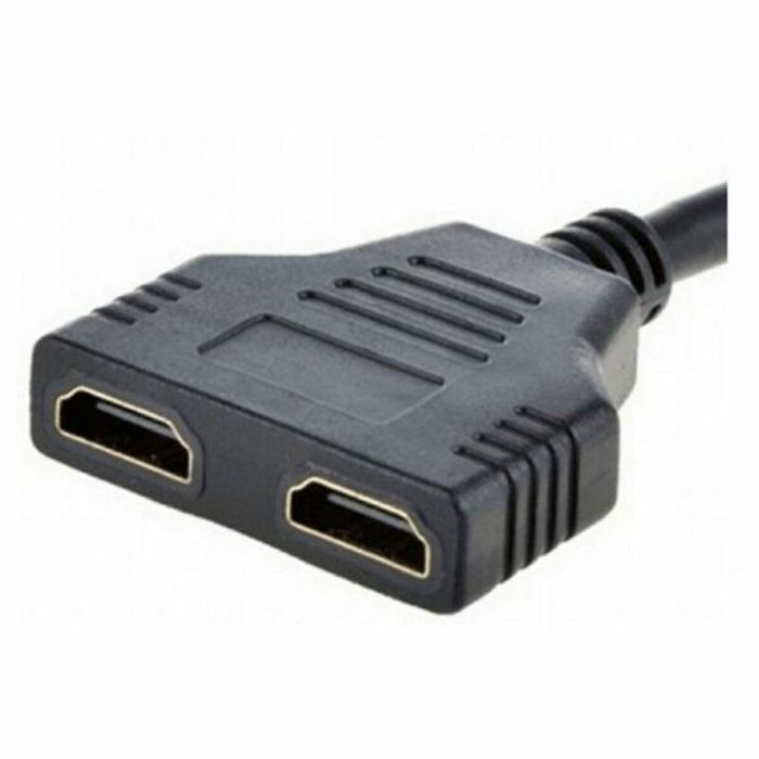 Adaptador HDMI a Doble HDMI GEMBIRD DSP-2PH4-04 Negro 2 Adaptador HDMI a Doble HDMI GEMBIRD DSP-2PH4-04 Negro 2