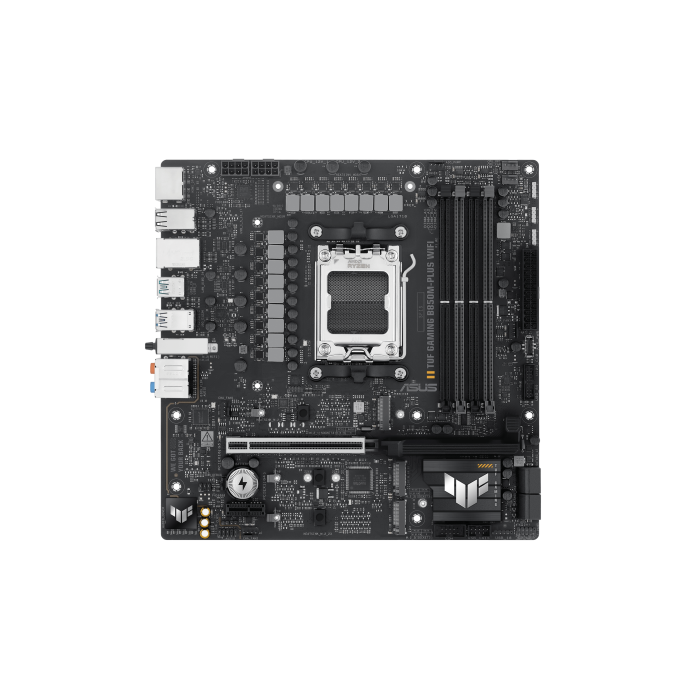 ASUS TUF GAMING B850M-PLUS WiFi AMD B850 Socket AM5 micro ATX - Wi-Fi 6E, DDR5, 90MB1IY0-M0EAY0 ASUS TUF GAMING B850M-PLUS WiFi AMD B850 Socket AM5 micro ATX - Wi-Fi 6E, DDR5, 90MB1IY0-M0EAY0