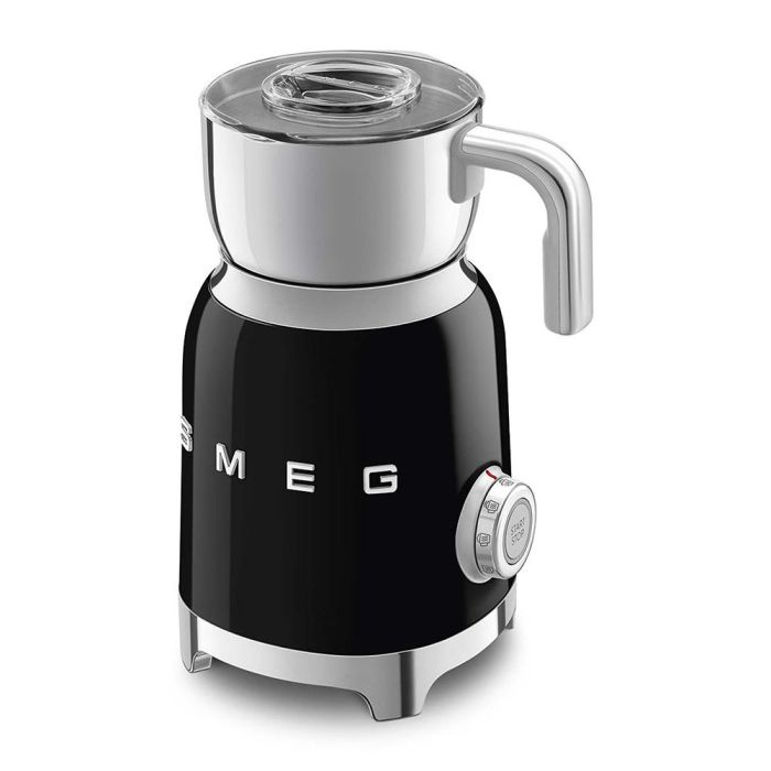 Smeg MFF11BLEU Espumador de Leche Estilo 50s Negro 1 Smeg MFF11BLEU Espumador de Leche Estilo 50s Negro 1