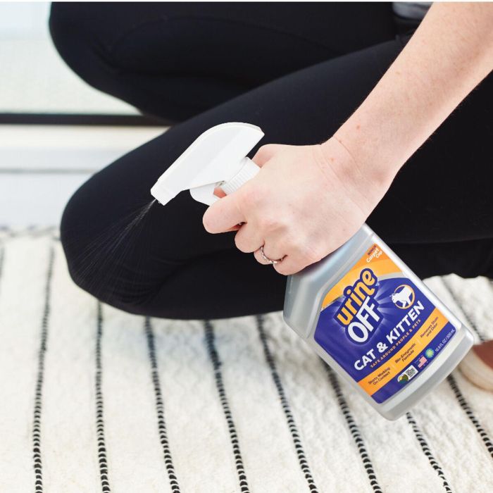 Urine Off Espray Eliminador de Manchas y Olores de Orina para Gatos y Gatitos - Ecológico, Inodoro, Previene Marcaje 500 ml 7