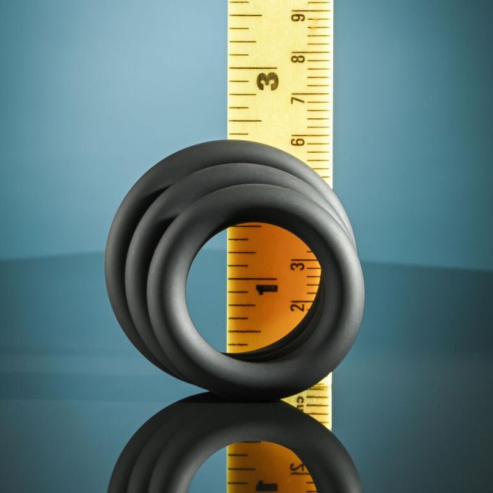 Anillo para el Pene Selopa Selopa Negro 17 Anillo para el Pene Selopa Selopa Negro 17