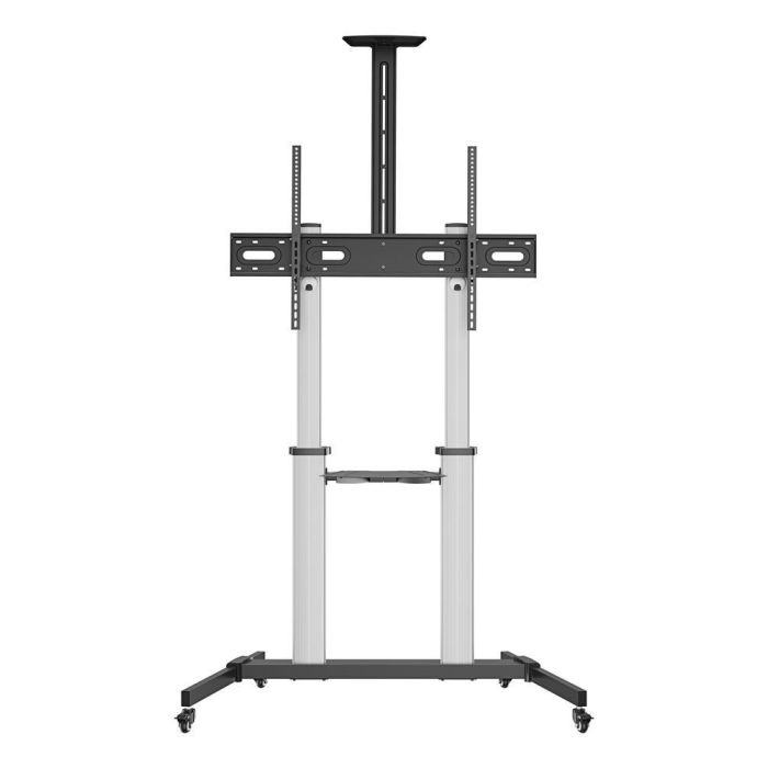 Ewent Soporte Suelo con Ruedas para TV/Pantallas de 60" a 100" VESA 1000x600, Carga 100kg, Ajuste Altura e Inclinación, Movilidad y Organización de Cables 5