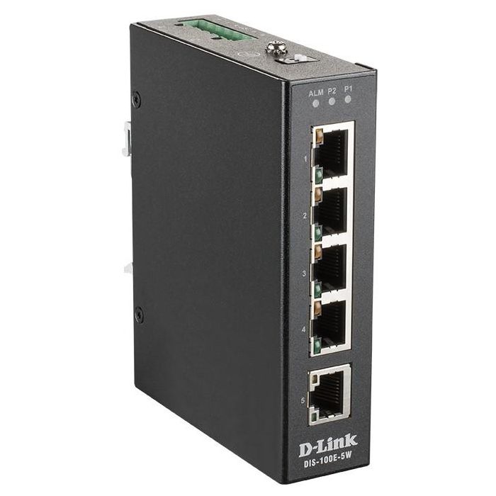 D-Link DIS-100E-5W Switch Industrial Fast Ethernet de 5 Puertos 0 D-Link DIS-100E-5W Switch Industrial Fast Ethernet de 5 Puertos 0