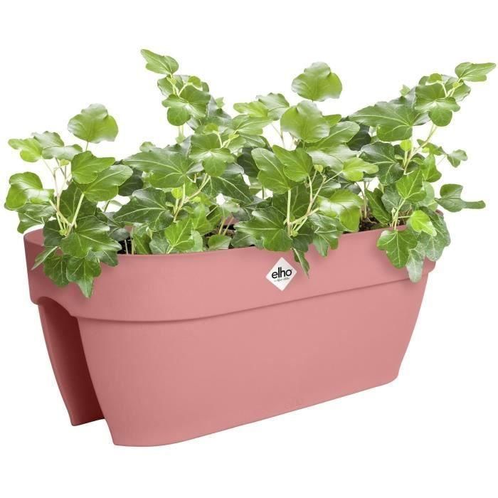 Maceta - ELHO - Vibia Campana Flower Bridge 60 - Rosa - L 26 x A 59 x A 22 cm - Balcón/Exterior - 100% reciclado 1 Maceta - ELHO - Vibia Campana Flower Bridge 60 - Rosa - L 26 x A 59 x A 22 cm - Balcón/Exterior - 100% reciclado 1