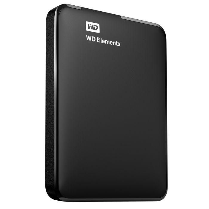 WESTERN DIGITAL Elements Portable Disco Duro Externo 1 TB 2.5" USB 3.2 Negro