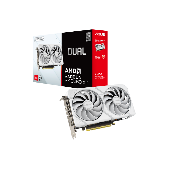 Asus Radeon RX 9060 XT 16 GB GDDR6 RX9060XT-16G-WHITE AMD Tarjeta Gráfica Blanca 14 Asus Radeon RX 9060 XT 16 GB GDDR6 RX9060XT-16G-WHITE AMD Tarjeta Gráfica Blanca 14