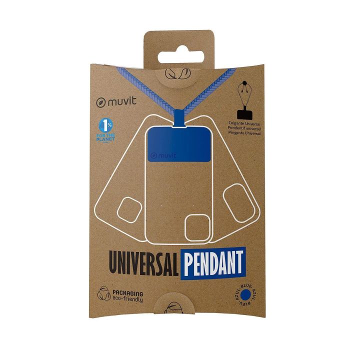 Colgante para Funda Universal Muvit MCGOO0002/ Azul 7