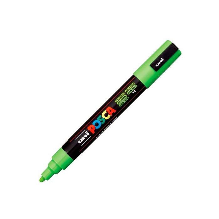 POSCA Marcador PC-5M No Permanente Punta Bala 1,8-2,5 mm Verde Manzana POSCA Marcador PC-5M No Permanente Punta Bala 1,8-2,5 mm Verde Manzana