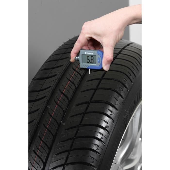 Michelin Monitor de Presión Neumáticos y Medidor de Desgaste Digital para Ruedas, Precisión 0.01 bar, Rango 0.35-7 bar 1 Michelin Monitor de Presión Neumáticos y Medidor de Desgaste Digital para Ruedas, Precisión 0.01 bar, Rango 0.35-7 bar 1