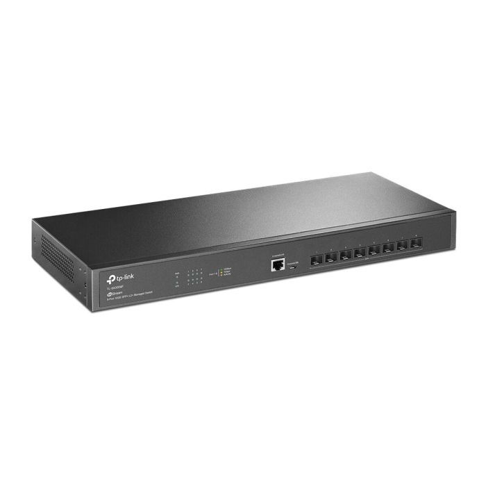 TP-Link SX3008F Switch Gestionado L2/L3 8 Puertos SFP+ 10G, 160 Gbit/s, Cloud Omada, Montaje en Rack Negro 2 TP-Link SX3008F Switch Gestionado L2/L3 8 Puertos SFP+ 10G, 160 Gbit/s, Cloud Omada, Montaje en Rack Negro 2