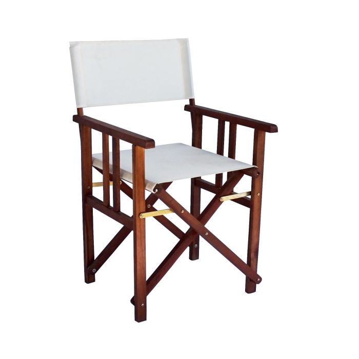 Silla Terraza Y Jardin DKD Home Decor Blanco Marron Claro 53 x 87 x 52 cm Silla Terraza Y Jardin DKD Home Decor Blanco Marron Claro 53 x 87 x 52 cm