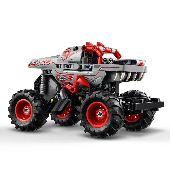 Lego Technic 42200 Monster Jam ThunderROARus pull-back Camión de dinosaurios para niños de 7 años 3