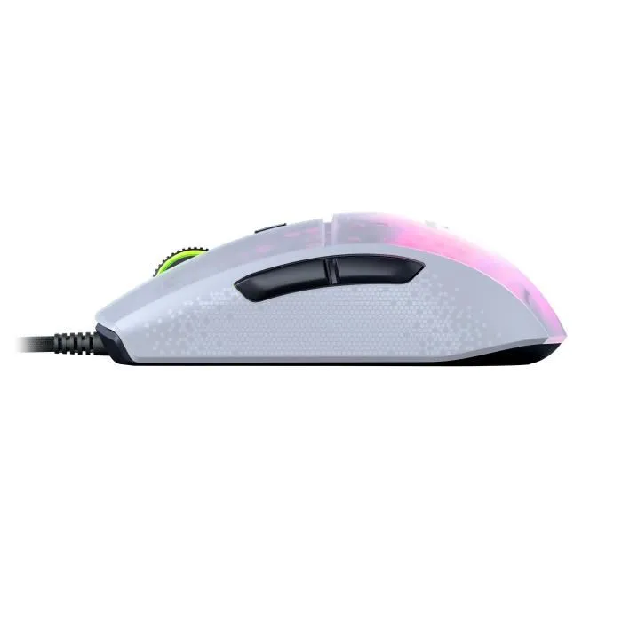 Roccat Ratón para Juegos Burst Pro Blanco Ultraligero 68g Titan Switch Optical AIMO 1