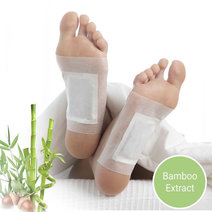 Parches Desintoxicantes para Pies Bamboo InnovaGoods 10 Unidades Parches Desintoxicantes para Pies Bamboo InnovaGoods 10 Unidades