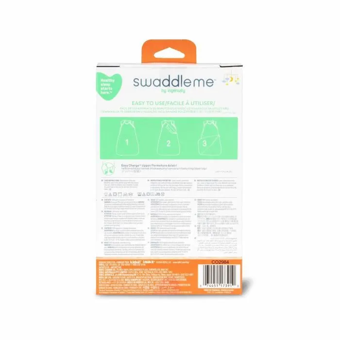 Ingenuity Saco de Dormir Envolvente Verano Lunares TOG 0.5 Ajustable 3-18 Meses Certificado Oeko-Tex ING0074451173910 Ingenuity Saco de Dormir Envolvente Verano Lunares TOG 0.5 Ajustable 3-18 Meses Certificado Oeko-Tex ING0074451173910