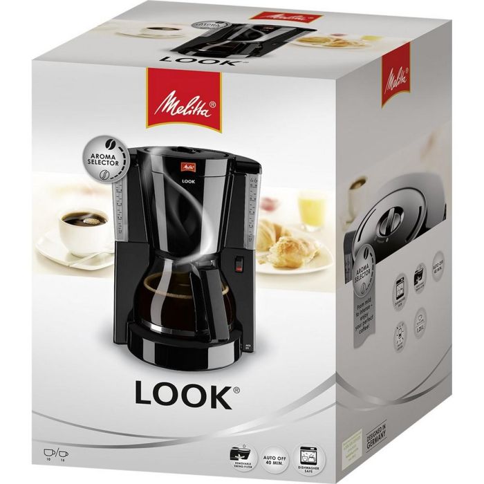 Melitta 1011-01 Cafetera de Goteo Look IV Blanca para Café Molido 2 Melitta 1011-01 Cafetera de Goteo Look IV Blanca para Café Molido 2