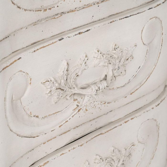 Cómoda Madera Mindi Dormitorio 130 X 45 X 85 cm