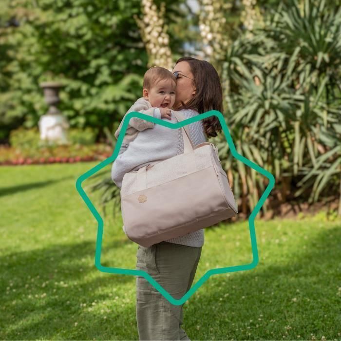 Badabulle BAD3661276189690 Bolso cambiador Pocketstyle, incluye cambiador de bebé, funda aislante, accesorios cochecito, Crema 2 Badabulle BAD3661276189690 Bolso cambiador Pocketstyle, incluye cambiador de bebé, funda aislante, accesorios cochecito, Crema 2