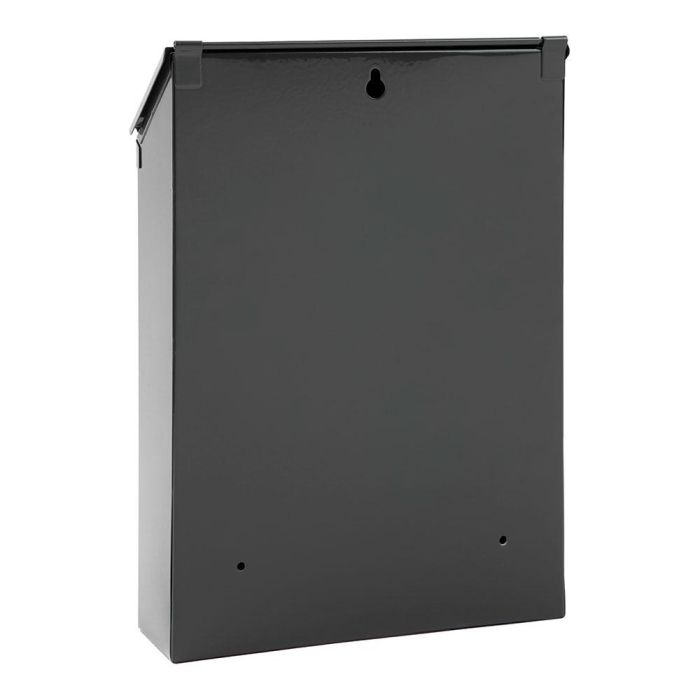 Arregui Buzón Civic para exterior, acero galvanizado, negro, medidas 21,6 x 8 x 30 cm 2