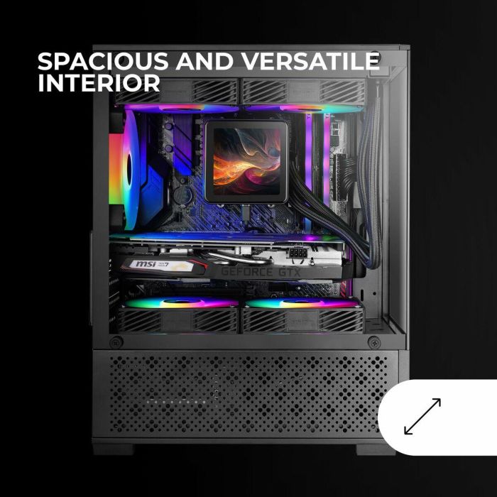Caja Semitorre ATX Mars Gaming MC-SE2 Negro 2 Caja Semitorre ATX Mars Gaming MC-SE2 Negro 2