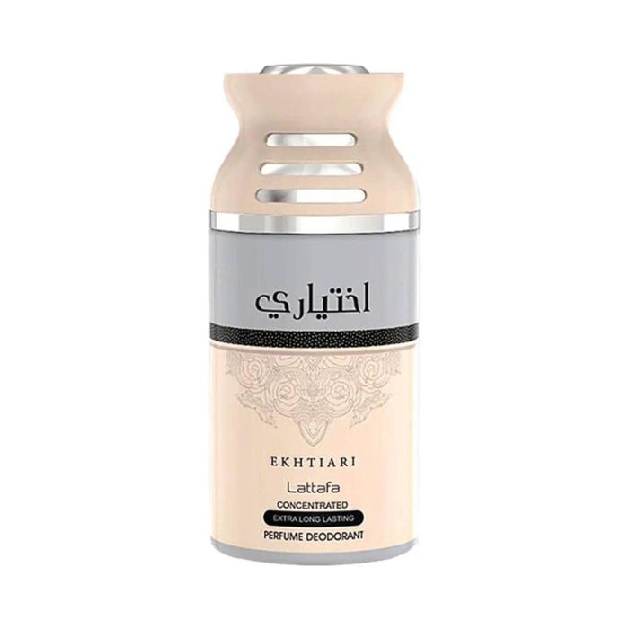 Lattafa Ekhtiari desodorante corporal concentrado extra long lasting 250 ml vaporizador