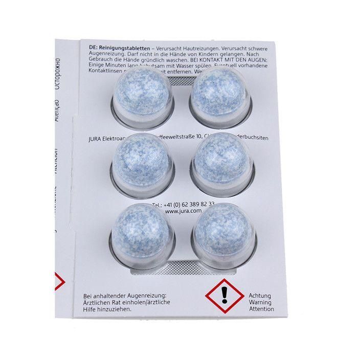 Jura JUR7610917242252 Pastillas Descalcificadoras de Limpieza para Cafeteras - Pack 6 Unidades 1 Jura JUR7610917242252 Pastillas Descalcificadoras de Limpieza para Cafeteras - Pack 6 Unidades 1