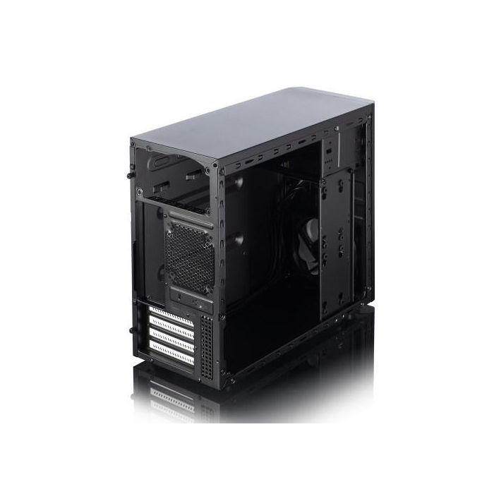 Fractal Design CORE 1100 Mini Tower PC Negro - FD-CA-CORE-1100-BL - Compatible con micro ATX/Mini-ITX, Ventilador 120mm 14