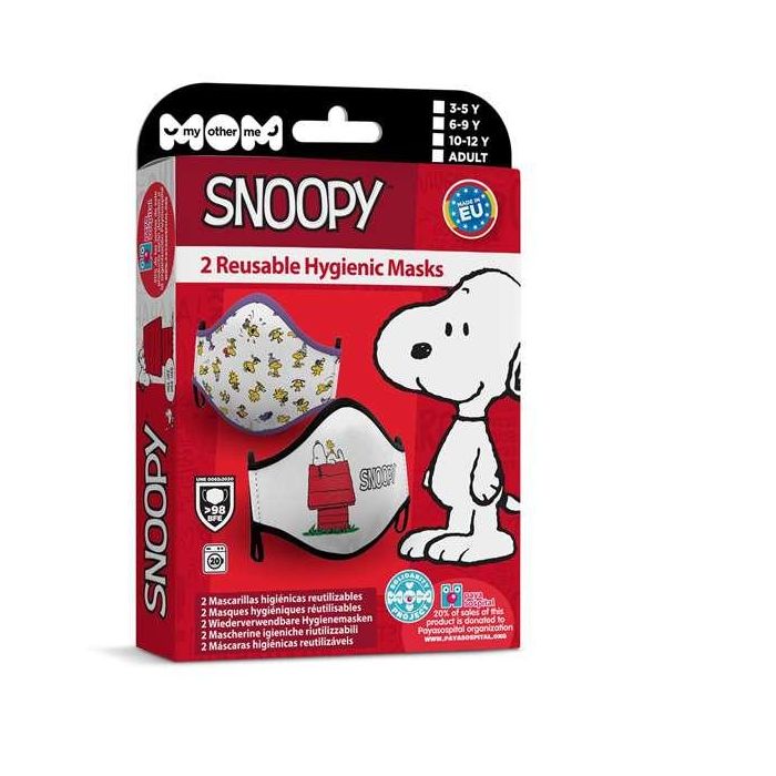 Snoopy premium higienic mask adult Snoopy premium higienic mask adult