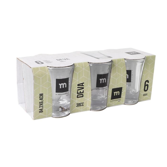 Set de 6 chupitos Deva 38 cc - Inde (12 Cajas) 5 Set de 6 chupitos Deva 38 cc - Inde (12 Cajas) 5
