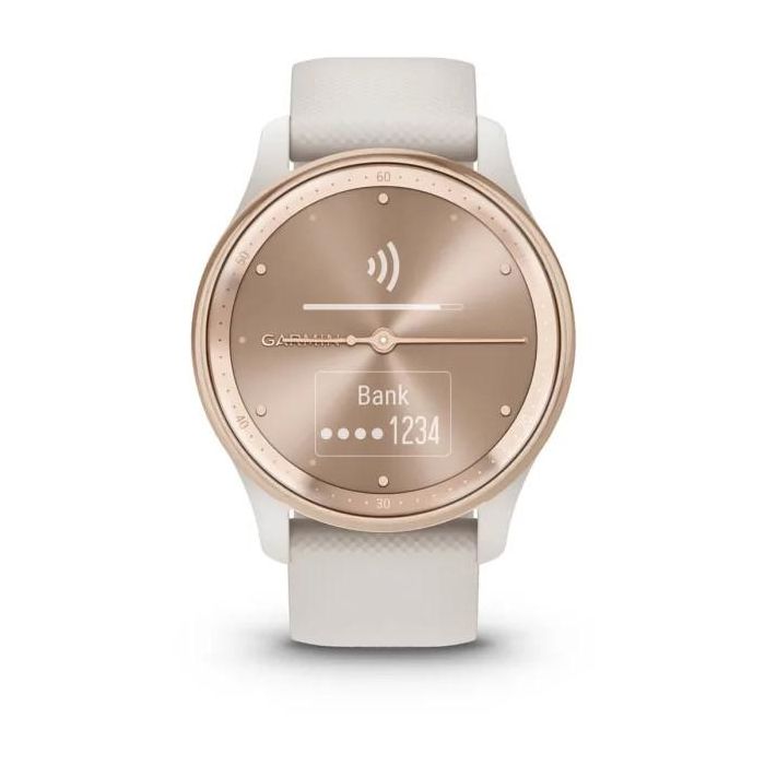 Pulsera de Actividad GARMIN vivomove Trend Negro Gris Rosa Dorado 2