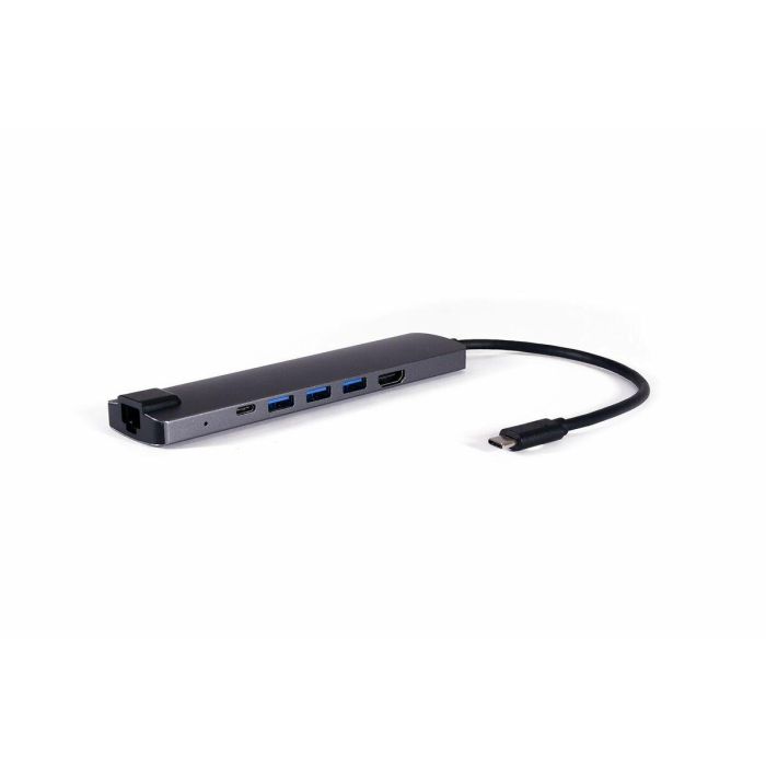 CoolBox COO-DOCK-01 Base Docking Station USB-C 9 Puertos con HDMI, Ethernet Gigabit, 3x USB 3.0, Lector SD/MicroSD, Carga PD, Aluminio Gris para Portátil 1 CoolBox COO-DOCK-01 Base Docking Station USB-C 9 Puertos con HDMI, Ethernet Gigabit, 3x USB 3.0, Lector SD/MicroSD, Carga PD, Aluminio Gris para Portátil 1