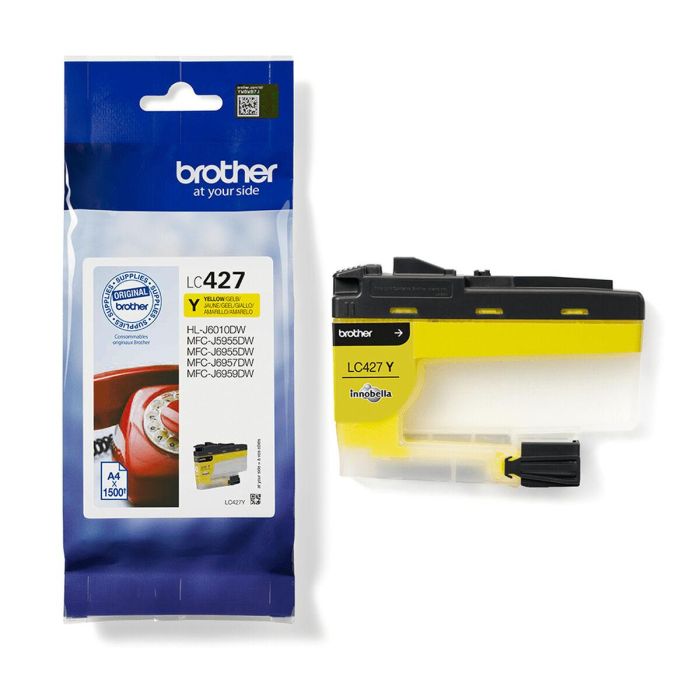 Cartucho de Tinta Original Brother LC-427Y Amarillo 3