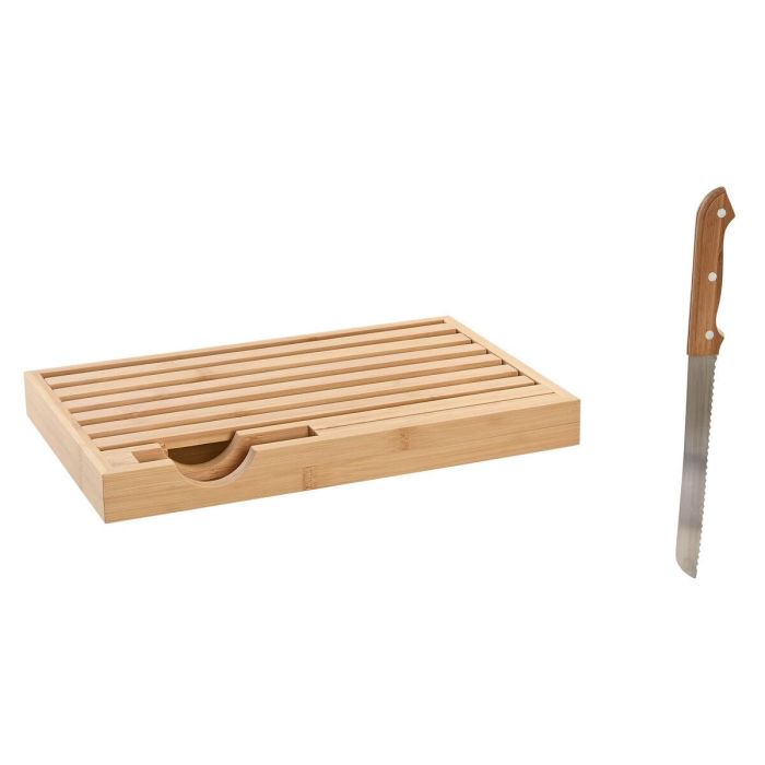Tabla Cortar Basicos DKD Home Decor Natural 24.5 x 3.8 x 38 cm Set de 2 2 Tabla Cortar Basicos DKD Home Decor Natural 24.5 x 3.8 x 38 cm Set de 2 2