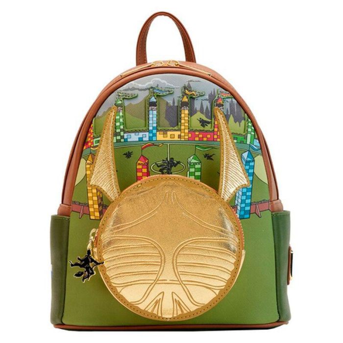 Mochila Snitch Dorada Harry Potter Loungefly 26cm 0 Mochila Snitch Dorada Harry Potter Loungefly 26cm 0
