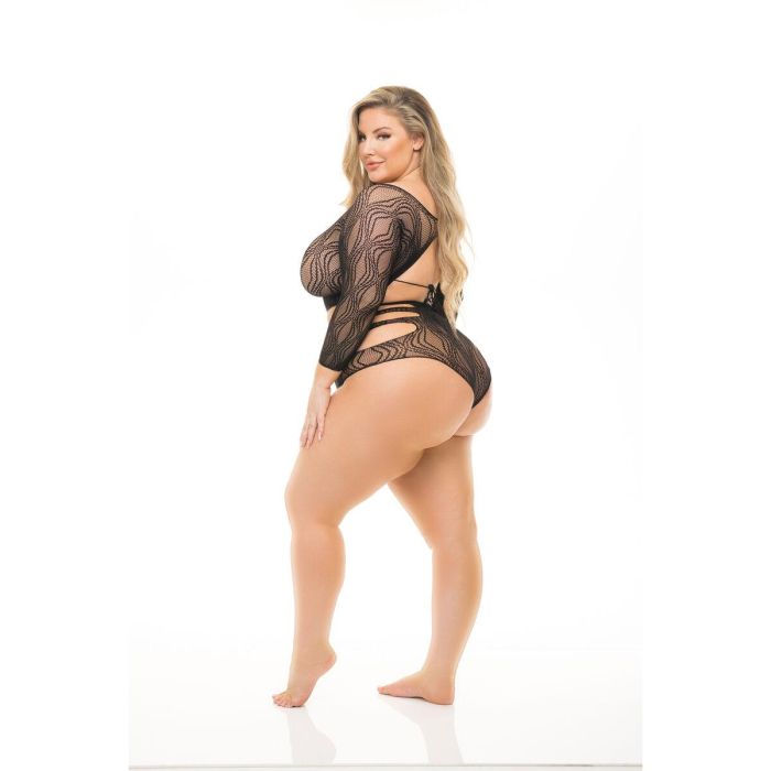 Conjunto de Lencería Pink Lipstick Negro (L) 1 Conjunto de Lencería Pink Lipstick Negro (L) 1