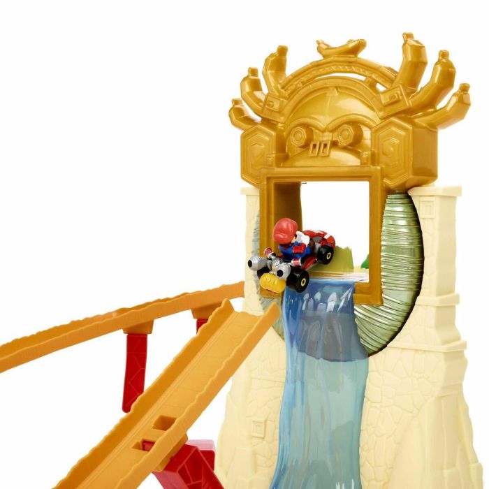 Hot Wheels MATHMK49 Mario Kart Circuito de Jungle Kingdom con Vehículos para Niños +5 Años 3