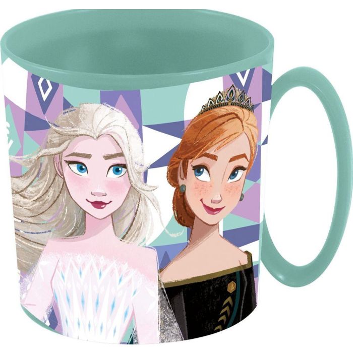 Disney CZ11393 Taza Frozen 350 mL para Niños, Plástico Alimentario Reciclable Libre BPA, Apta Microondas Desayuno Disney CZ11393 Taza Frozen 350 mL para Niños, Plástico Alimentario Reciclable Libre BPA, Apta Microondas Desayuno
