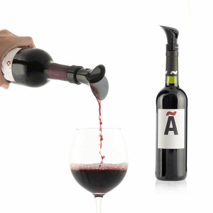 Tapón Dispensador Aireador de Vino 2 en 1 Wintopp InnovaGoods 4 Tapón Dispensador Aireador de Vino 2 en 1 Wintopp InnovaGoods 4