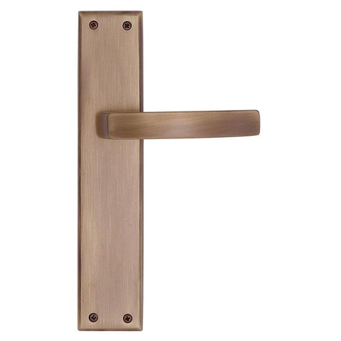Jandel Iber 3570 Manilla Latón Cuero 269x55 mm para Puertas de Paso o Entrada