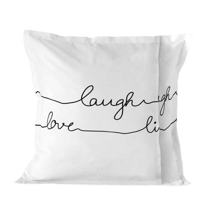 Funda de almohada HappyFriday Blanc Live Multicolor 80 x 80 cm 1