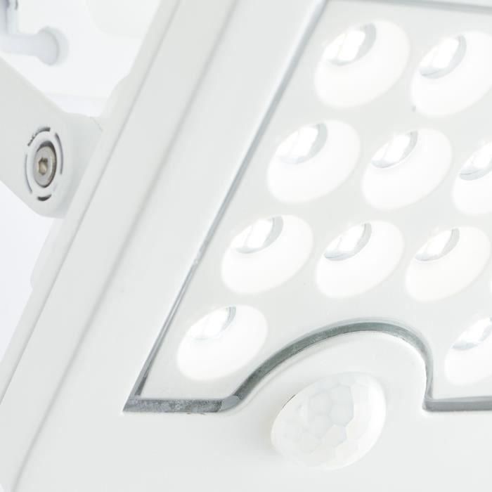 Aplique de exterior - BRILLIANT - LUTON - LED y solar - Detector de movimiento - Plástico y metal - 4 W - Blanco 5 Aplique de exterior - BRILLIANT - LUTON - LED y solar - Detector de movimiento - Plástico y metal - 4 W - Blanco 5
