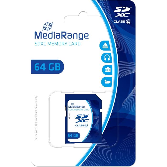 MEDIARANGE Tarjeta SDXC 64GB Clase 10 1 MEDIARANGE Tarjeta SDXC 64GB Clase 10 1