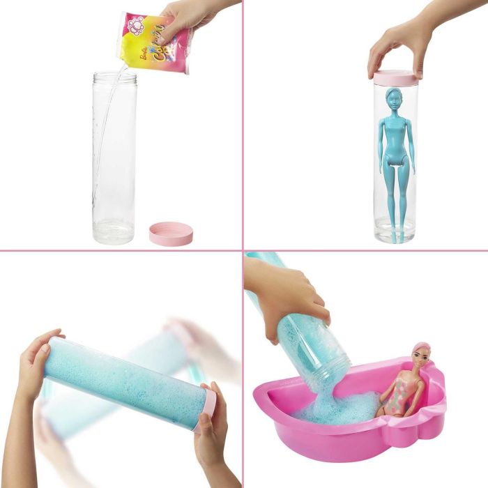 Muñeca Barbie Color Reveal Con Espuma Sandia Gtn19 Mattel 2 Muñeca Barbie Color Reveal Con Espuma Sandia Gtn19 Mattel 2