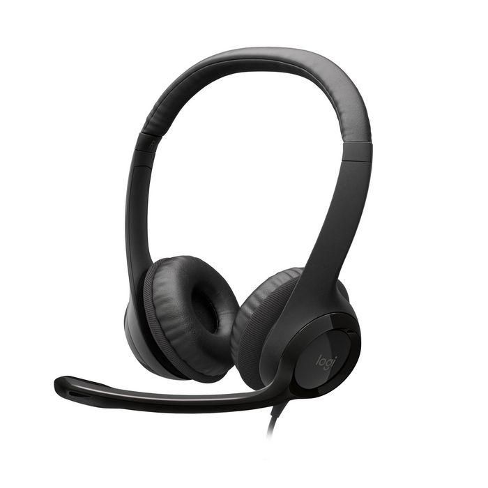 Logitech Auriculares H390 Diadema Acolchada Estéreo Micrófono Ajustable Control Volumen USB Negro 7